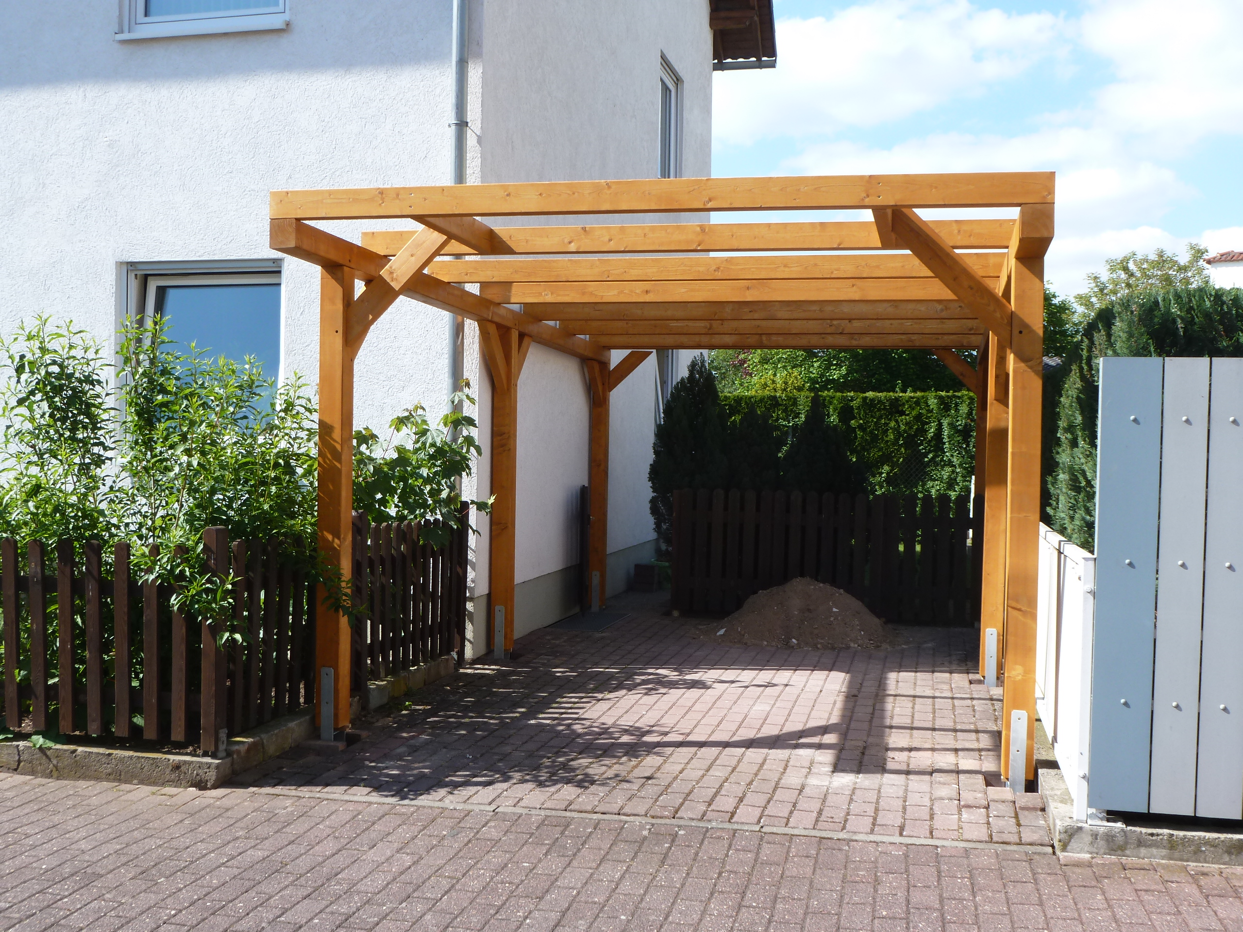 Carports peter rehm montageservice Carport konstruktion