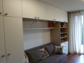 Fertig aufgebauter Einbauschrank