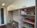 Fertig aufgebauter Einbauschrank
